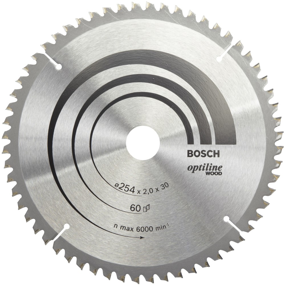 Lame coupe fine et nette BOSCH Optiline pour finition bois