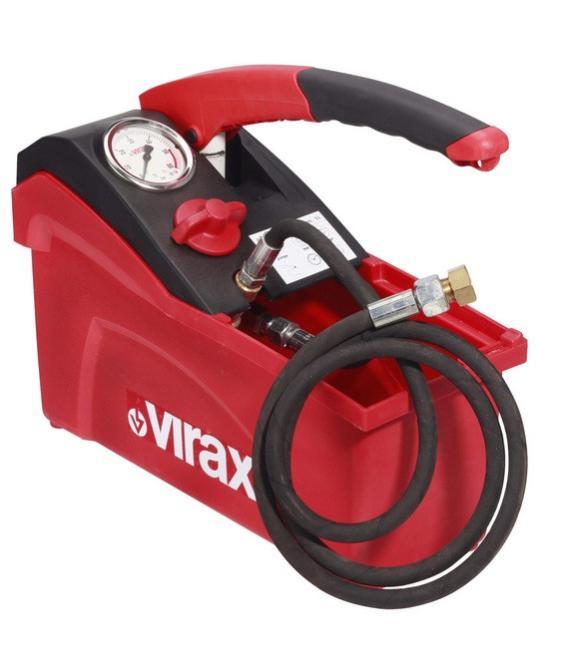 -Pompe d'épreuve manuelle compacte 50 bar réservoir 5 L Virax