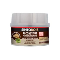 Sintobois mastic à bois avec durcisseur Sinto - Boîte 170 ml / 190 g - Chêne clair 2