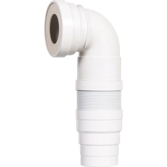 Pipe WC - SIAMP - Articulée et extensible - Coudée - Ø 90 à 110mm 0