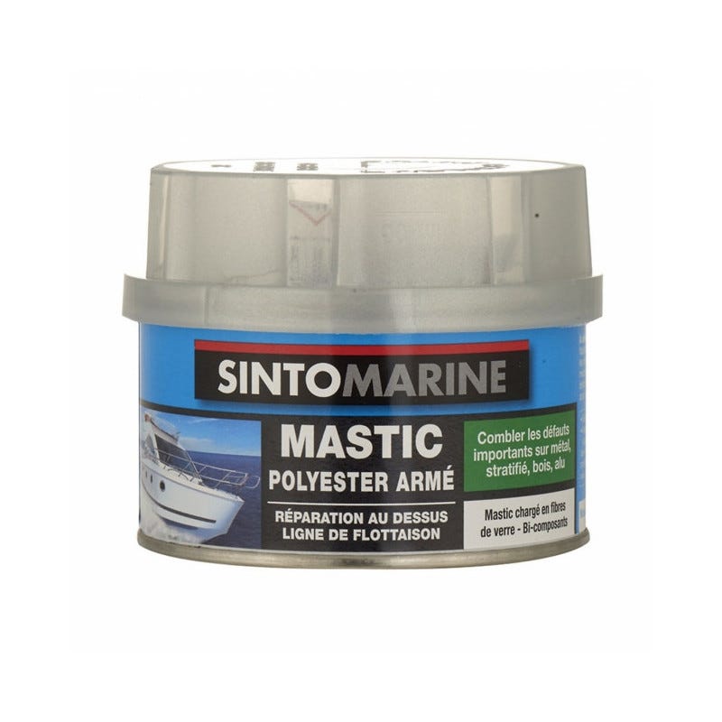 Mastic armé polyester - Pot de 330g - SintoMarine 0