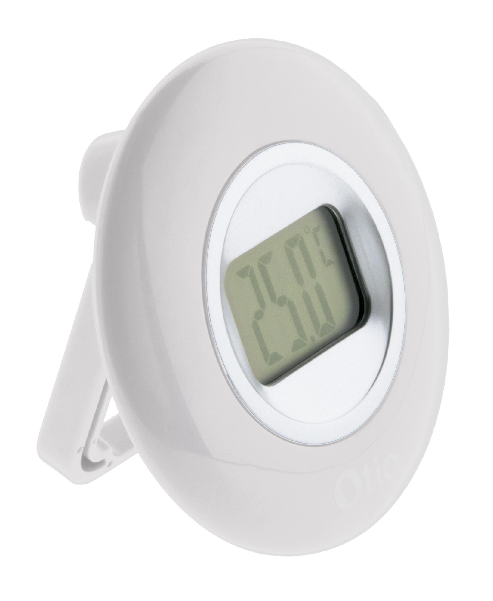 Thermomètre intérieur à écran LCD - Blanc - Otio