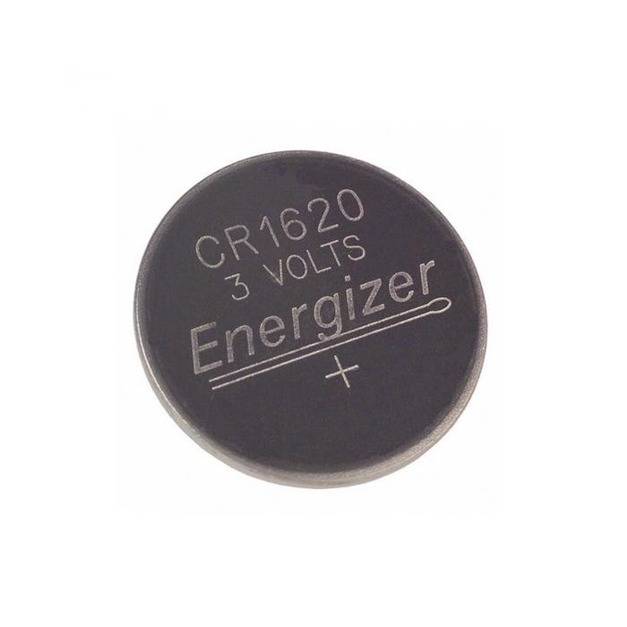 1 Pile bouton lithium CR1620 Energizer (3V) 0