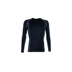 BODYWARMER T-shirt ML noir, 95% fibre soja/5% élasthanne, 220g/m² - COVERGUARD - Taille L