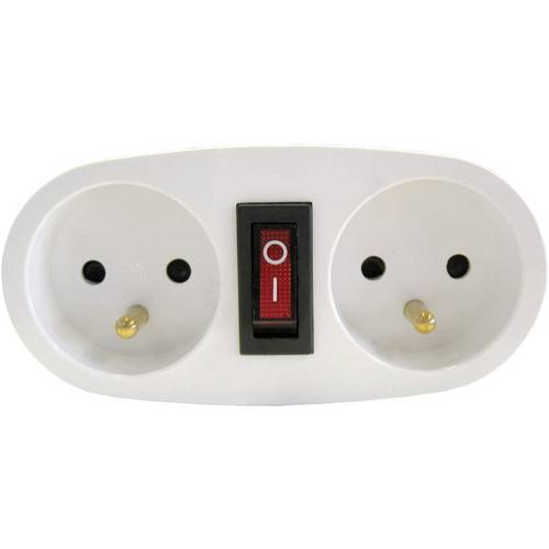 Bloc Multiprise Avec Interrupteur Chacon 48005 Blanc