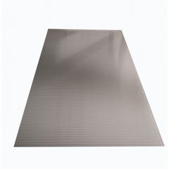 Plaque polycarbonate alvéolaire 10mm Translucide, l : 98 cm, L : 50 cm 3