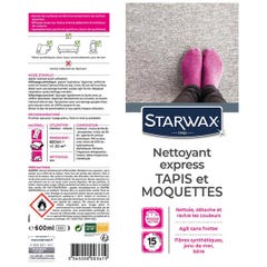 Nettoyant Raviveur Express Tapis Moquettes Starwax - 600ml Starwax 1