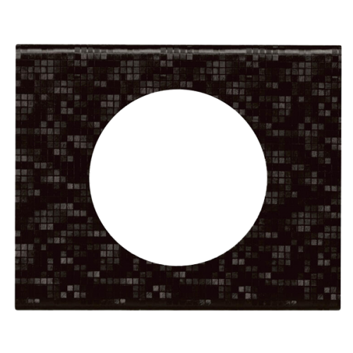 plaque céliane 1 poste cuir pixel 1