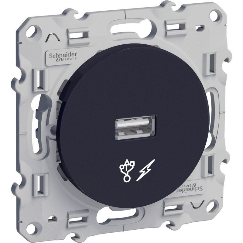 Odace - Prise alimentation USB 5V Anthracite - S540408 1