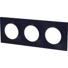 Plaque triple Odace styl, anthracite