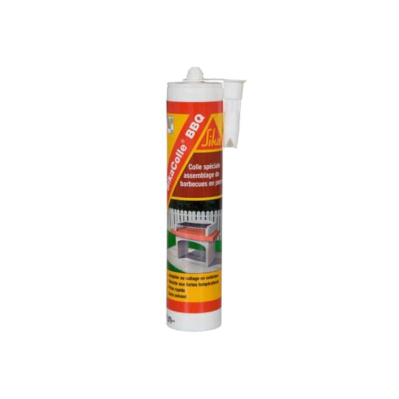 Colle pour assemblage de petits barbecues en pierre - SIKA SikaColle BBQ - Beige clair - 500g