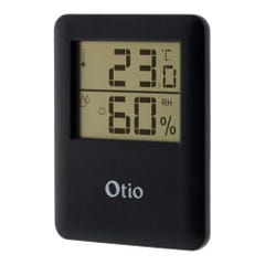 Thermomètre / hygromètre intérieur OTIO noir 5