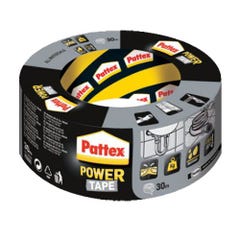 Adhésif Power Tape gris 30m - PATTEX - 1669220