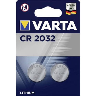 Pile ronde lithium 3v cr2032 varta - blister de 2 - 6032101402 ❘ Bricoman