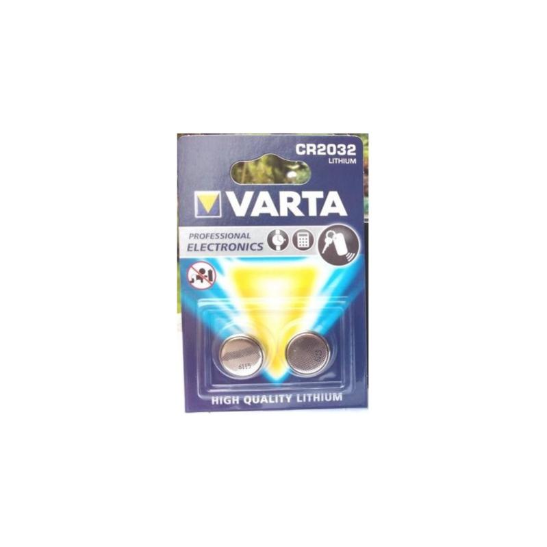 2 piles lithium 3V CR2032 VARTA