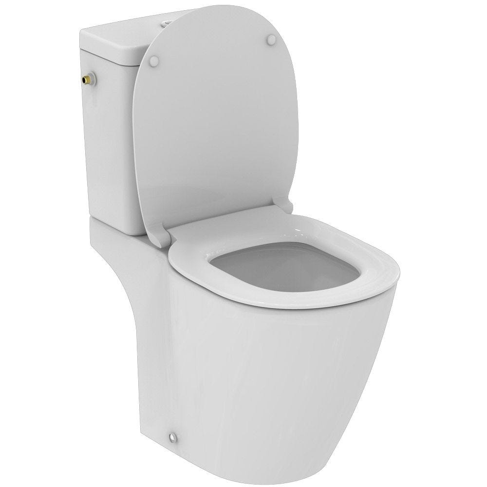 Pack WC sur pied Idealsmart - Chasse à économie d'eau - porcelaine vitrifiée 0