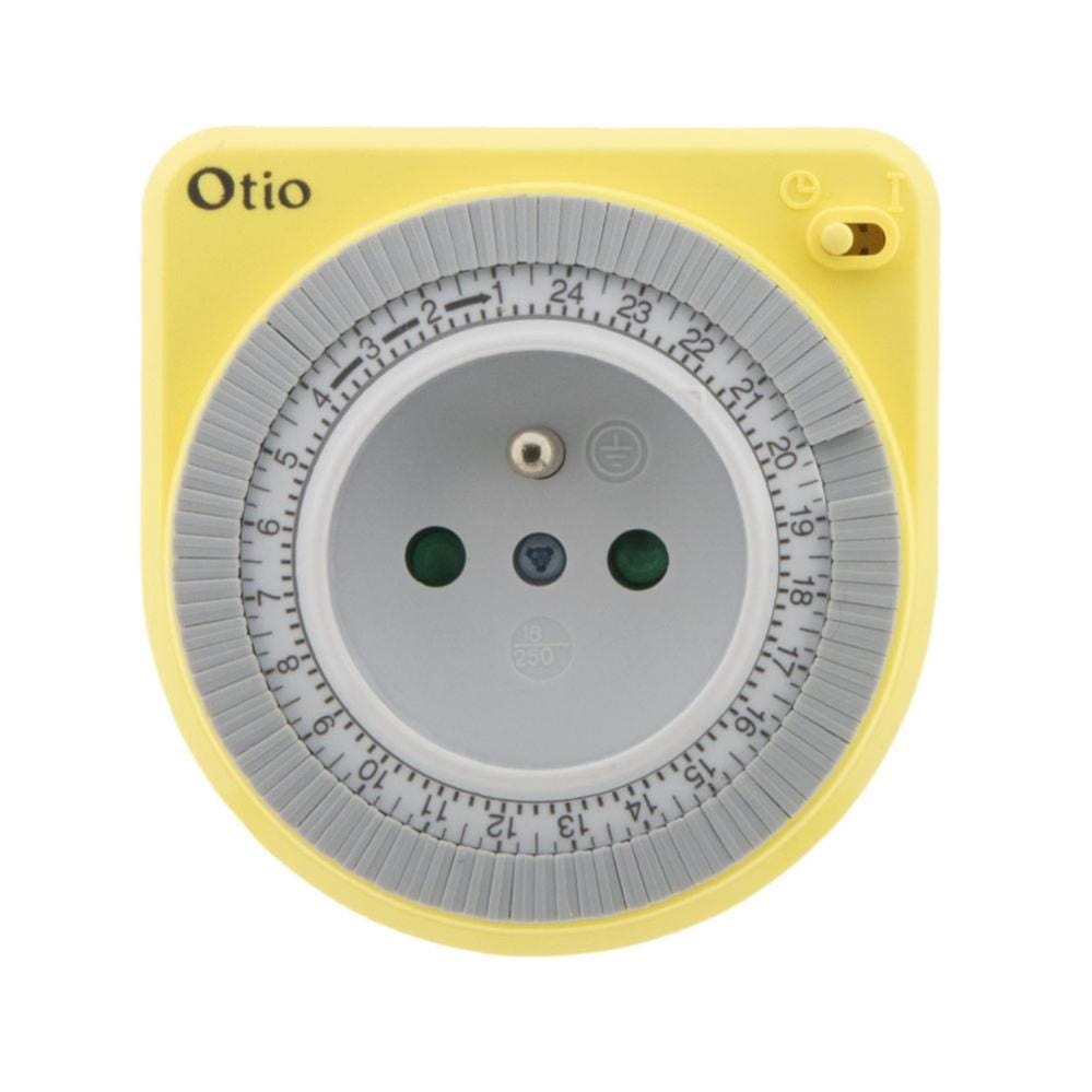 Programmateur mécanique jaune - Otio 1