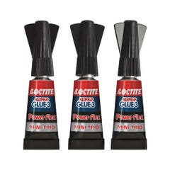 Colle glue gel Super glue 3 power flex LOCTITE, 3 g 1