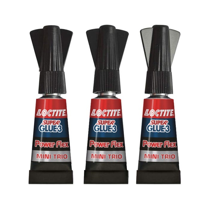 Colle glue gel Super glue 3 power flex LOCTITE, 3 g 1