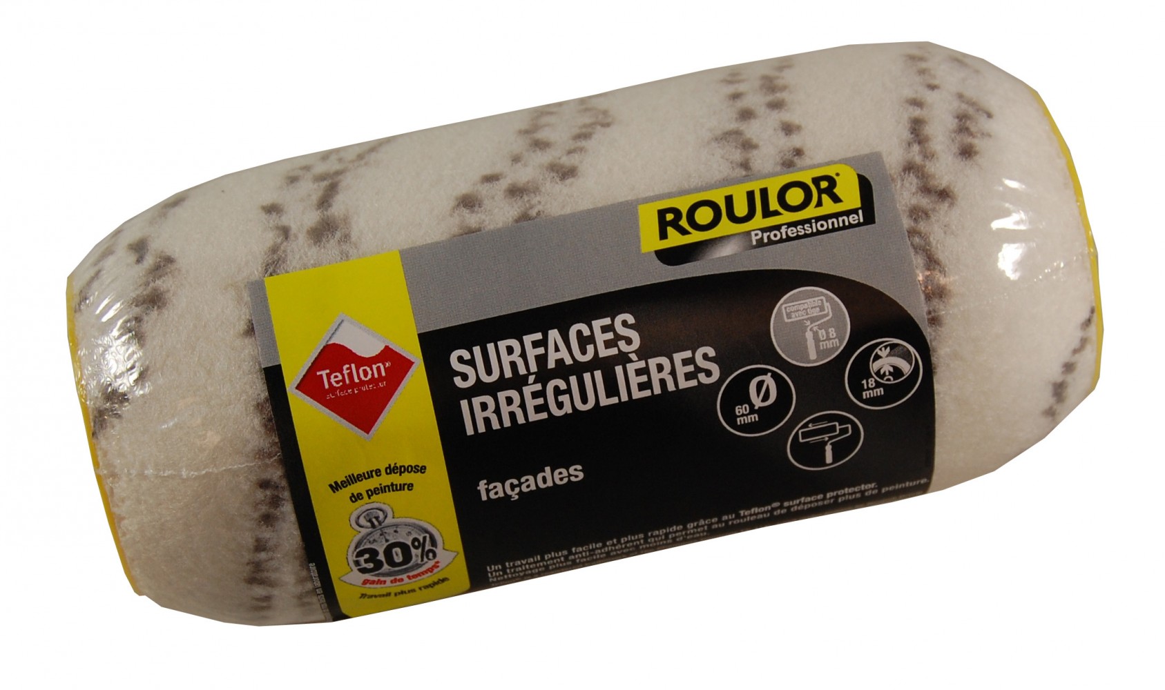 Recharge toute peinture pour façade, ROULOR, l.180 mm