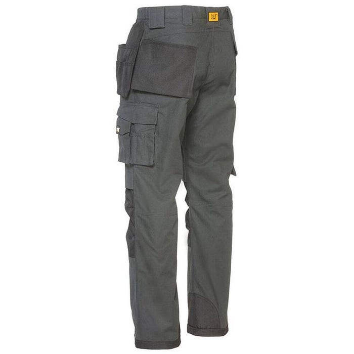 Pantalon de travail slim renforcé avec poches genouillères Caterpillar TRADEMARK Gris 40 1