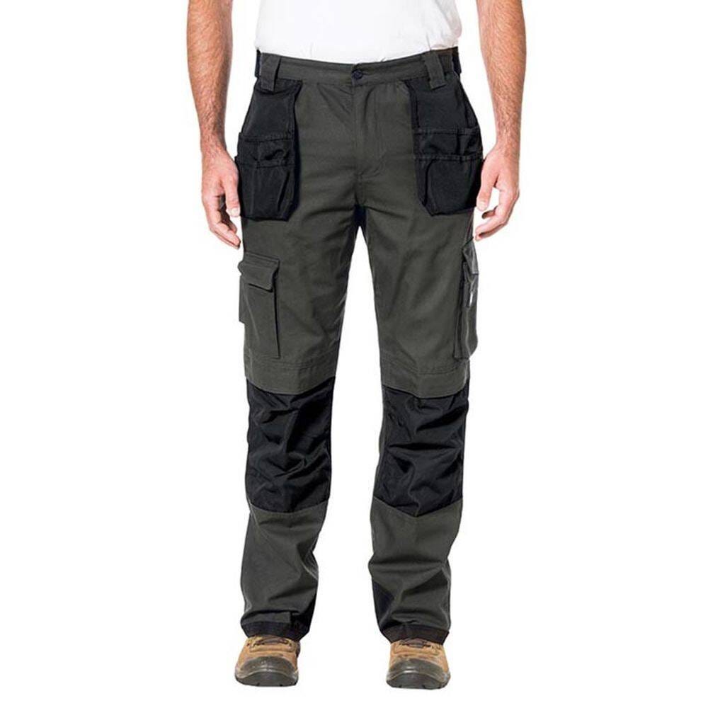 Pantalon de travail slim renforcé avec poches genouillères Caterpillar TRADEMARK Gris 44 2