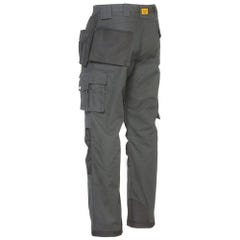 Pantalon de travail slim renforcé avec poches genouillères Caterpillar TRADEMARK Gris 44 1