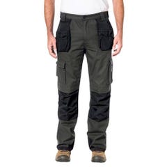Pantalon de travail slim renforcé avec poches genouillères Caterpillar TRADEMARK Gris 48 2