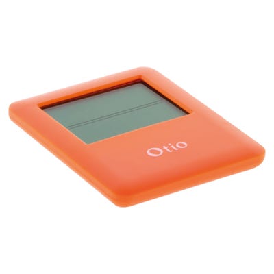Thermomètre hygromètre magnétique orange - Otio