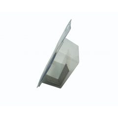 kit de 7 arrêts laqués de plaque pour profilé vissable modulable 16/32 mm Blanc RAL 9010, E : 16 / 32 mm 1