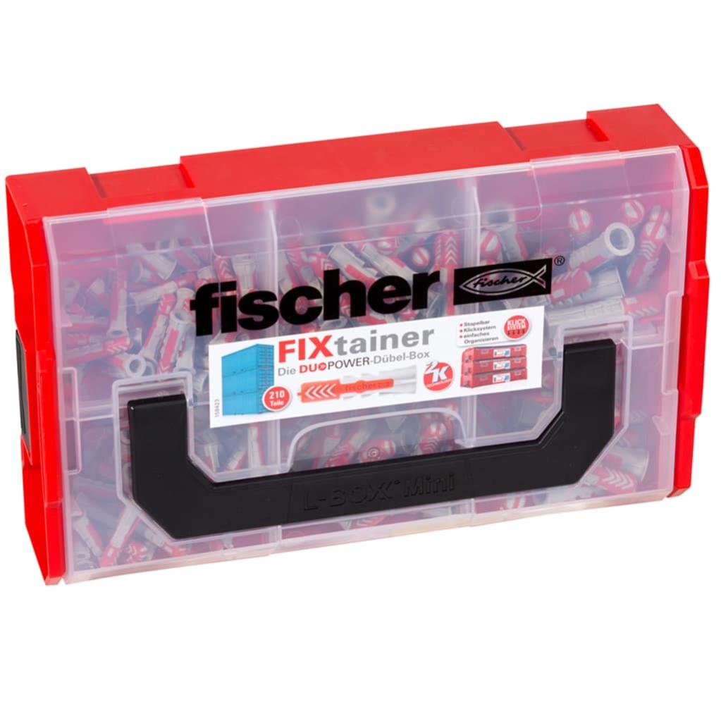 Fischer Ensemble de chevilles murales FIXtainer DUOPOWER 210 pcs Fischer