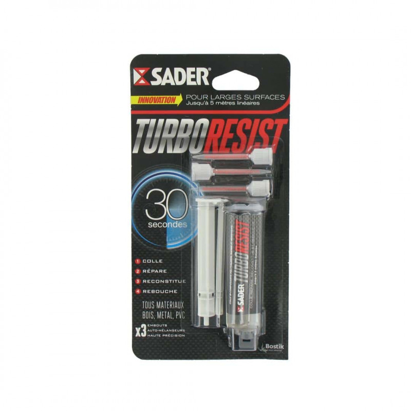 Colle de réparation bi-composant SADER TurboResist - 10g