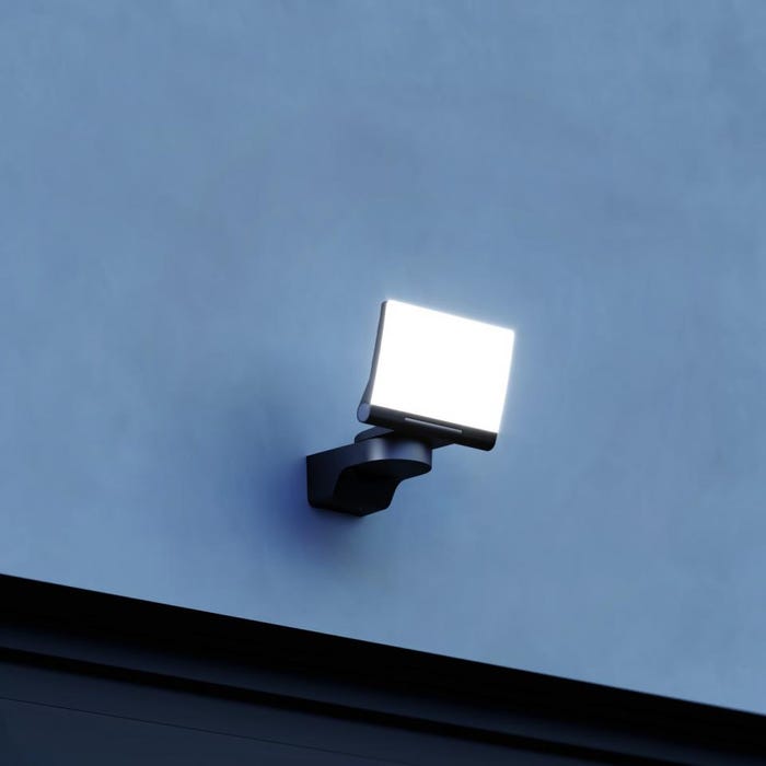 STEINEL Projecteur extérieur avec détecteur LED intégrée XLED home 2 noir 1