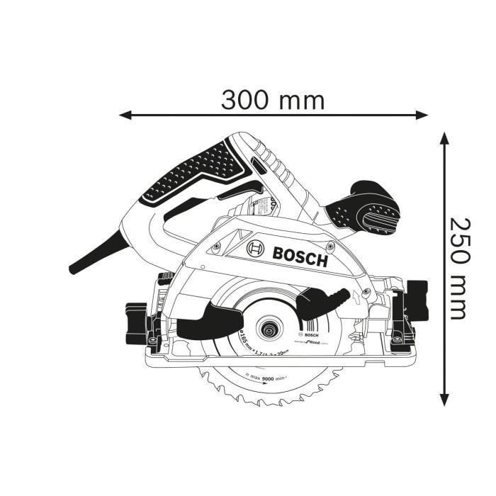 Scie circulaire bosch professional GKS 55+G 6