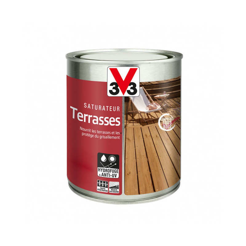 Saturateur Terrasses 1L (teinte au choix) V33 - Ton: Naturel