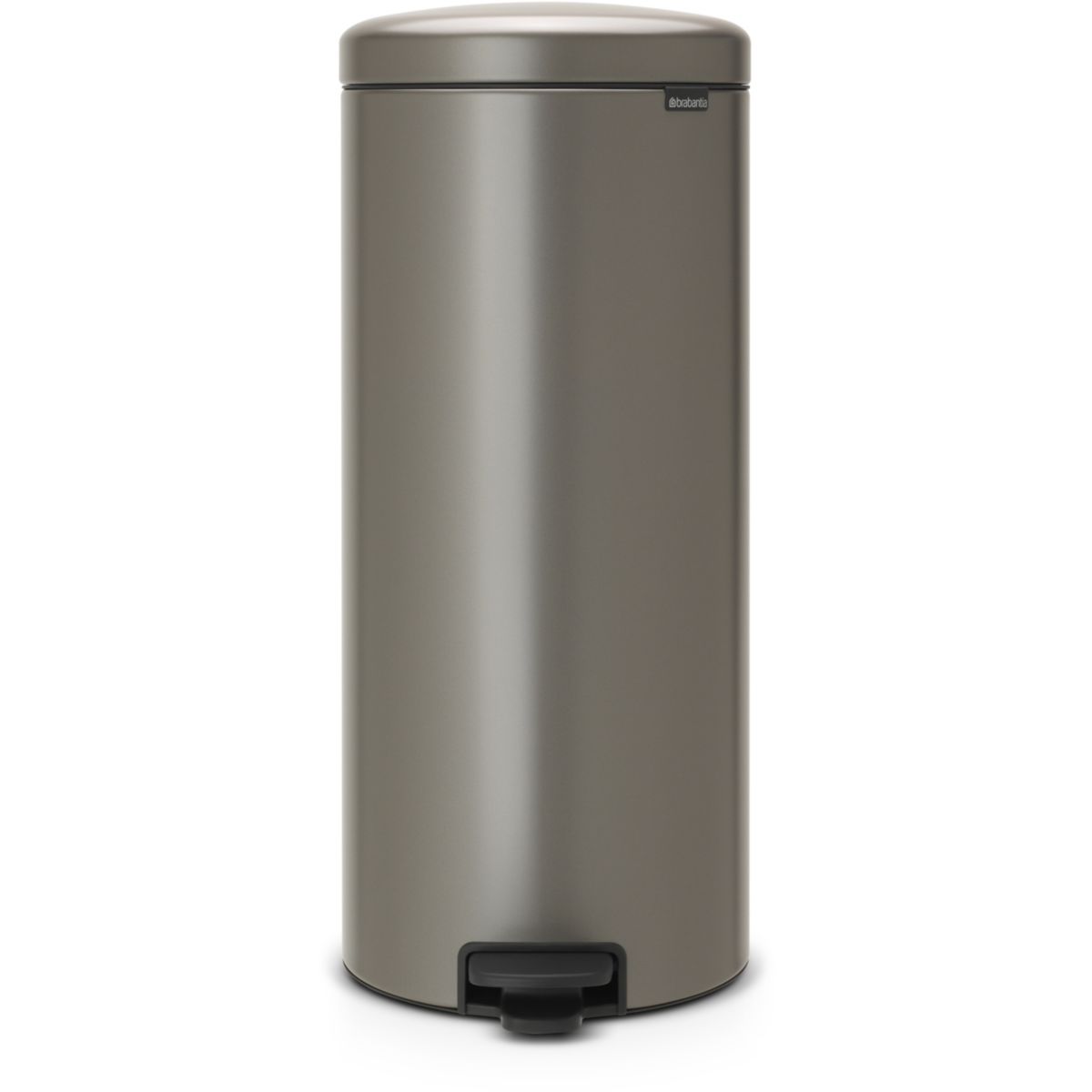 Poubelle manuelle BRABANTIA à pédale NewIcon 30L Platinium