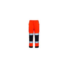 Pantalon PATROL orange HV/marine - COVERGUARD - Taille S 0
