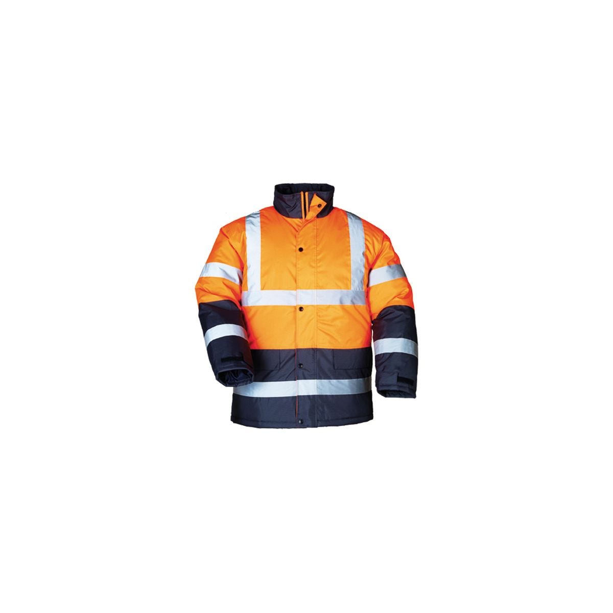 ROADWAY Parka matelassée, orange HV/marine, Polyester Oxford 300D - COVERGUARD - Taille L 0