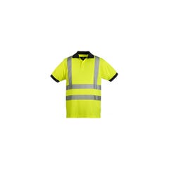 Polo haute visibilité manches courtes Yard jaune - Coverguard - Taille XL
