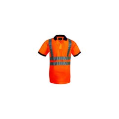 Polo haute visibilité manches courtes Yard orange - Coverguard - Taille M