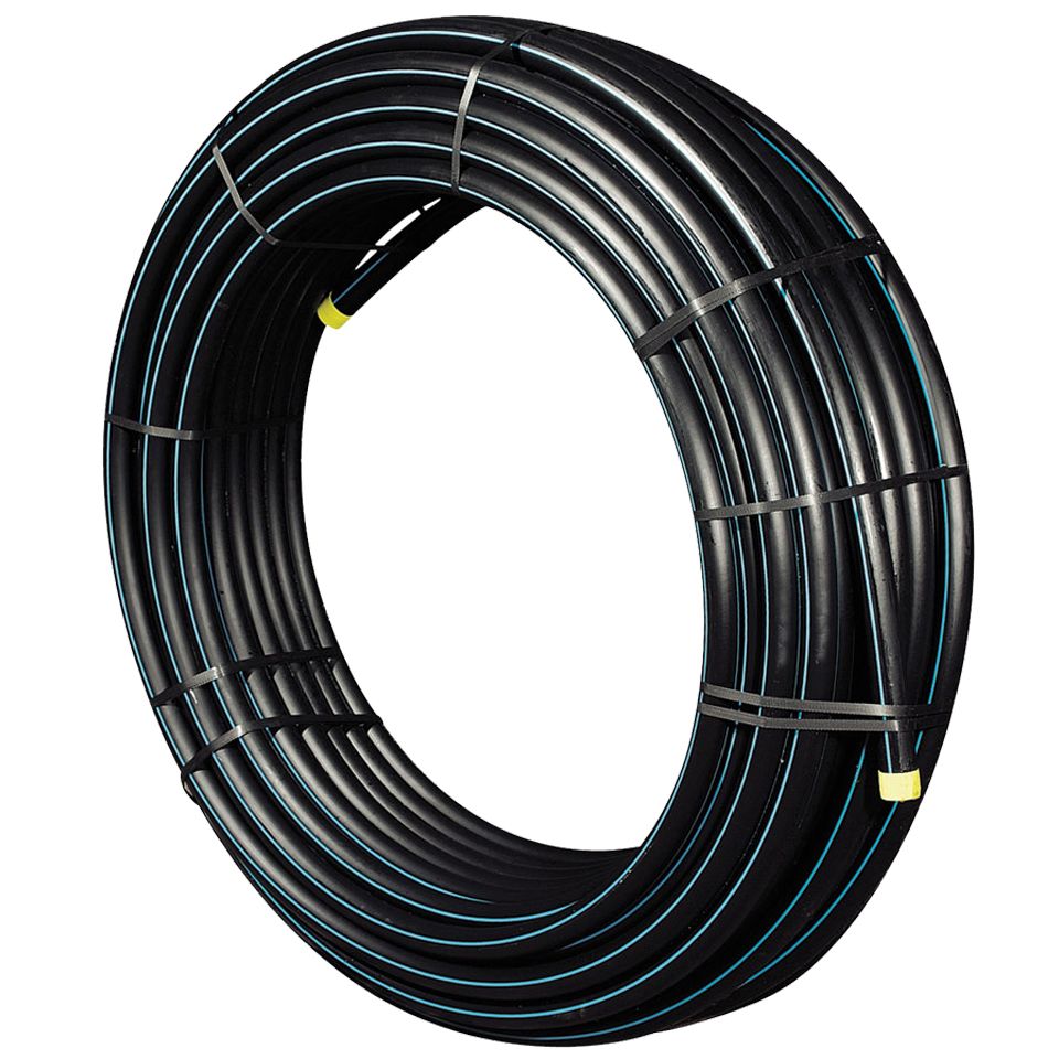 Tube PE eau 25m D25 bleu 16 bars - WAVIN - 3025011