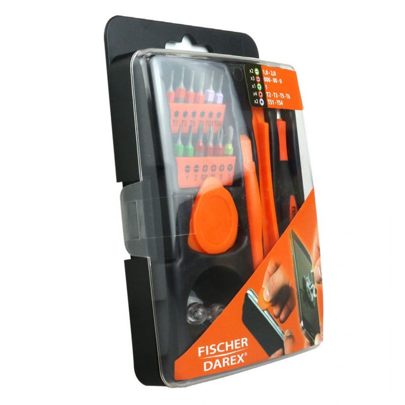 Kit de réparation pour Smartphone 17 pièces FISCHER DAREX 2
