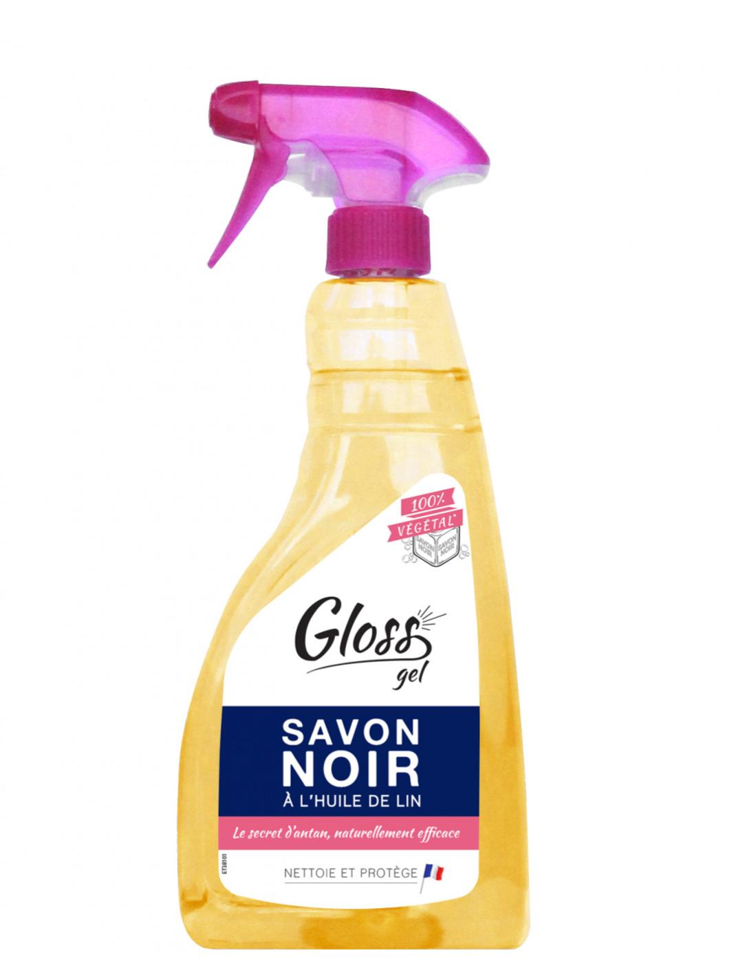 GLOSS SAVON NOIR A L'HUILE DE LIN EN GEL PULVE 750ML