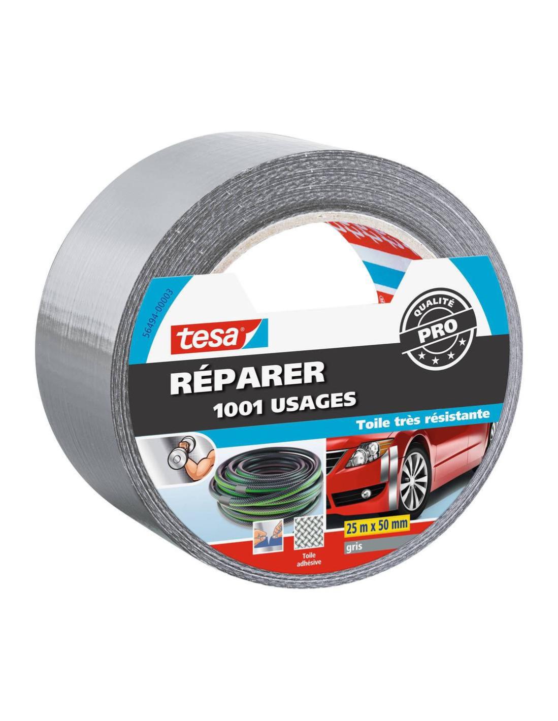 ADH. GRIS EXTRA POWER UNIV. TAPE 25X50