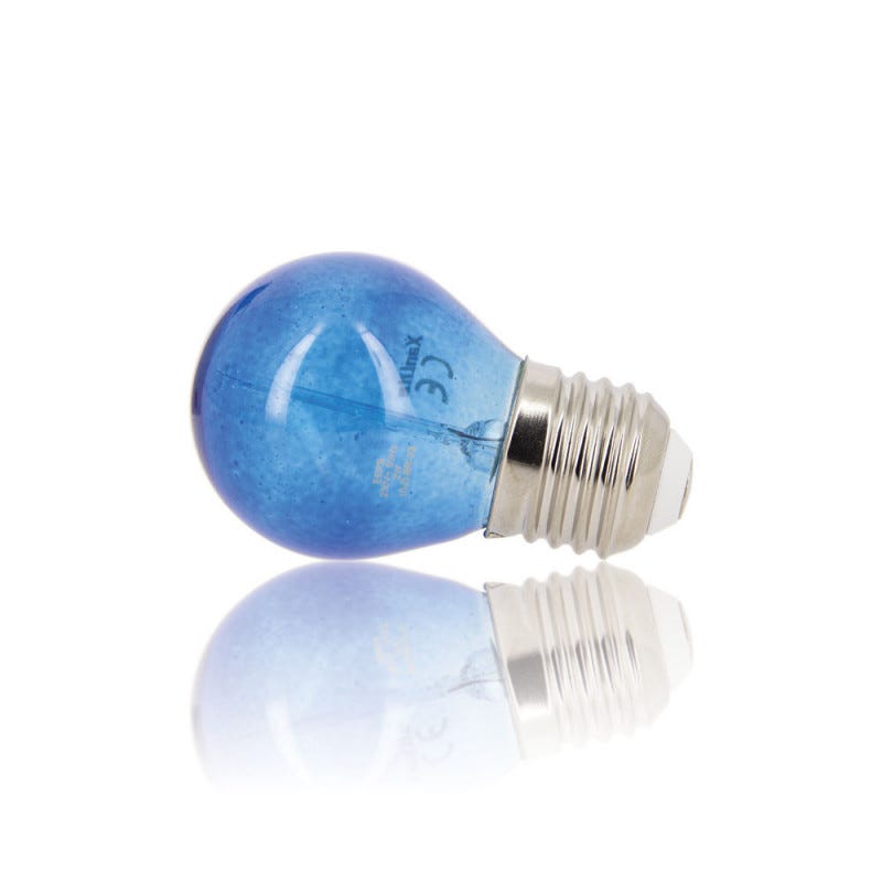 Xanlite - Ampoule LED P45, culot E27, 2W cons. (N.C eq.), lumière Lumière bleu - EEPB 3