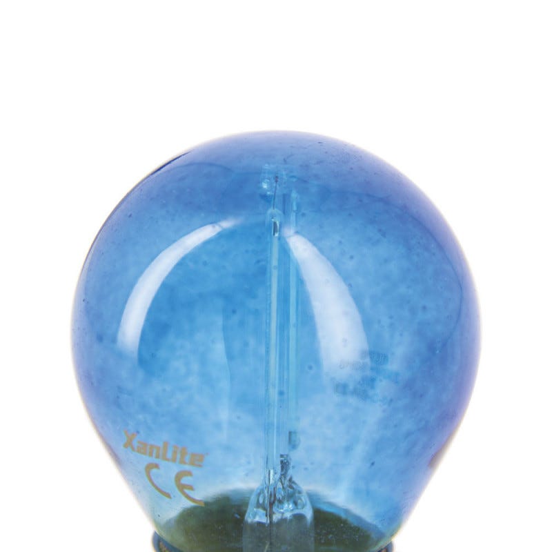 Xanlite - Ampoule LED P45, culot E27, 2W cons. (N.C eq.), lumière Lumière bleu - EEPB 4