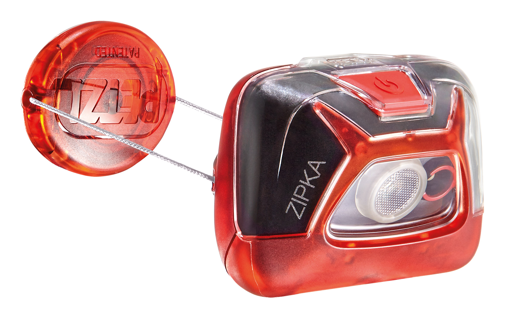 Lampe Frontale Petzl Zipka Rouge - 200 Lumens