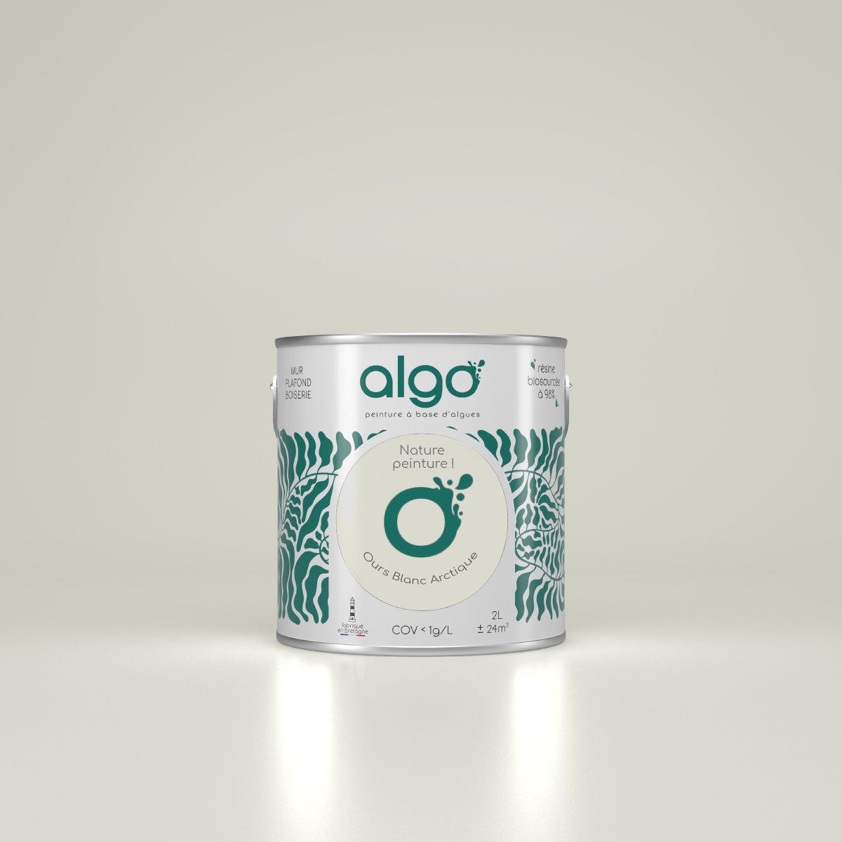 Peinture Algo - Ours Blanc Arctique - Satin - 0.5L 0