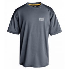 Tee-Shirt PERFORMANCE CONQUETE Gris Polyester - Caterpillar - Taille M