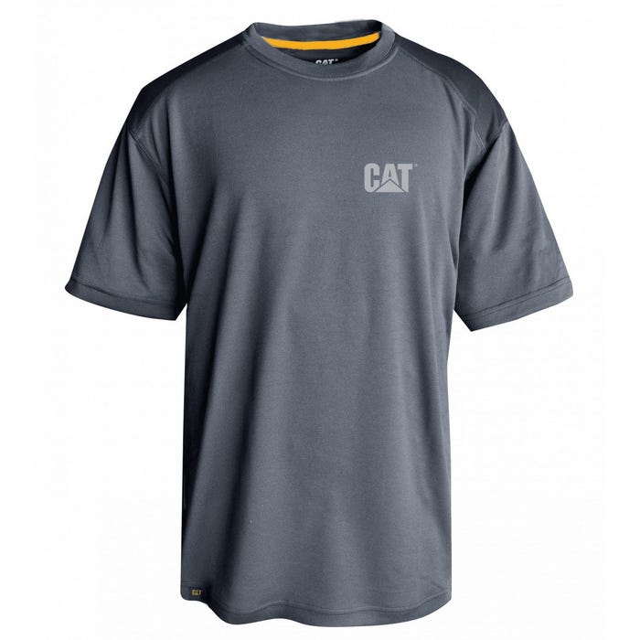 Tee-Shirt PERFORMANCE CONQUETE Gris Polyester - Caterpillar - Taille M 0